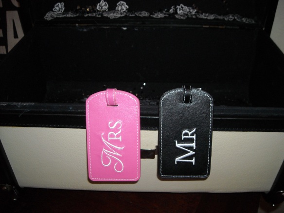 mr. and mrs. name tags